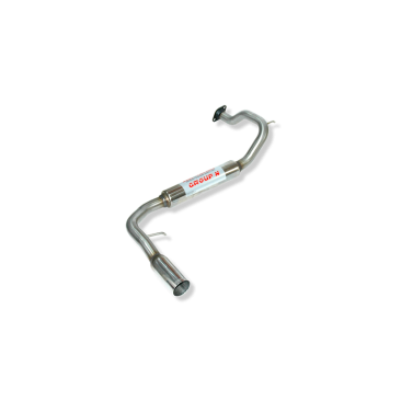 ESCAPE TRASERO INOXIDABLE GRUPO-N USO EXCLUSIVO PARA COMPETICIÓN:HONDA CIVIC 1Ø50