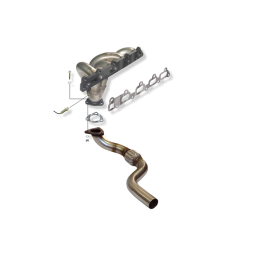 COLECTOR DE ESCAPE DEPORTIVO TUBULAR INOXIDABLE:OPEL ASTRA G