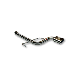 ESCAPE TRASERO INOXIDABLE NO HOMOLOGADO:OPEL ASTRA H 1 OVAL CENTRAL SIN SILENCIADOR