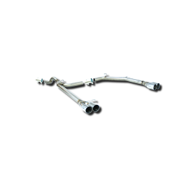 ESCAPE TRASERO INOXIDABLE GRUPO-A USO EXCLUSIVO PARA COMPETICIÓN:CUPRA LEON 1.5 TSI 2Ø85 POR CADA LADO