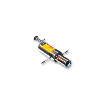 ESCAPE TRASERO INOXIDABLE NO HOMOLOGADO:SUBARU IMPREZA 1Ø101