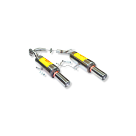 ESCAPE TRASERO INOXIDABLE NO HOMOLOGADO:RENAULT CLIO II SPORT 2Ø85 CENTRALES