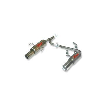 ESCAPE TRASERO INOXIDABLE NO HOMOLOGADO:OPEL ASTRA H 2Ø101 POR CADA LADO