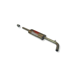 TRAMO INTERMEDIO INOXIDABLE CON SILENCIADOR NO HOMOLOGADO:RENAULT MEGANE II