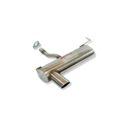 ESCAPE TRASERO INOXIDABLE NO HOMOLOGADO:SEAT LEON 1 OVAL