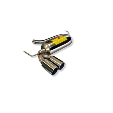 ESCAPE TRASERO INOXIDABLE:VOLKSWAGEN GOLF IV 2Ø85