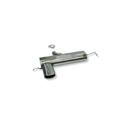 ESCAPE TRASERO INOXIDABLE NO HOMOLOGADO:AUDI A3 1 OVAL