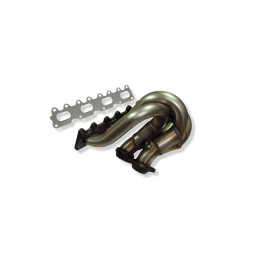 COLECTOR DE ESCAPE DEPORTIVO TUBULAR INOXIDABLE:MERCEDES BENZ C190 / MERCEDES BENZ C220