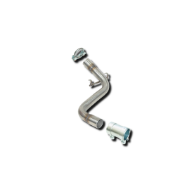 TRAMO INTERMEDIO INOXIDABLE SIN SILENCIADOR USO EXCLUSIVO PARA COMPETICIÓN:VW CORRADO / VW CORRADO G60 / VW GOLF II