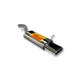 ESCAPE TRASERO INOXIDABLE NO HOMOLOGADO:FORD FIESTA 1 OVAL