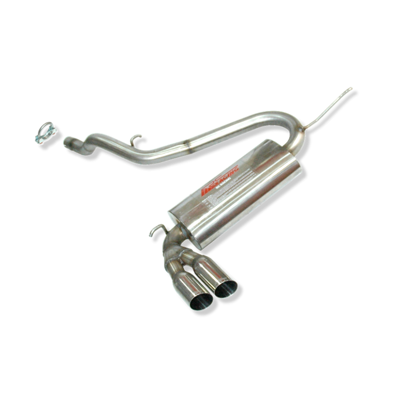 ESCAPE TRASERO INOXIDABLE NO HOMOLOGADO:SEAT LEON 2Ø85