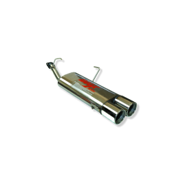 ESCAPE TRASERO INOXIDABLE NO HOMOLOGADO:HONDA PRELUDE 2Ø101