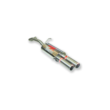 ESCAPE TRASERO INOXIDABLE NO HOMOLOGADO:SEAT IBIZA 2Ø73