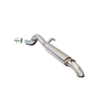 ESCAPE TRASERO INOXIDABLE GRUPO-N USO EXCLUSIVO PARA COMPETICIÓN:SEAT LEON KL, VW GOLF VII, VW T-ROC