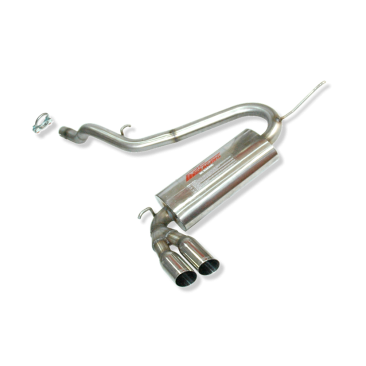 ESCAPE TRASERO INOXIDABLE NO HOMOLOGADO:SEAT LEON 2Ø85