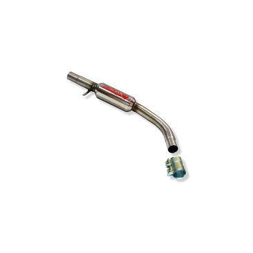 TRAMO INTERMEDIO INOXIDABLE CON SILENCIADOR NO HOMOLOGADO: A3 / GOLF IV / OCTAVIA / BEETLE / BORA / SEAT TOLEDO