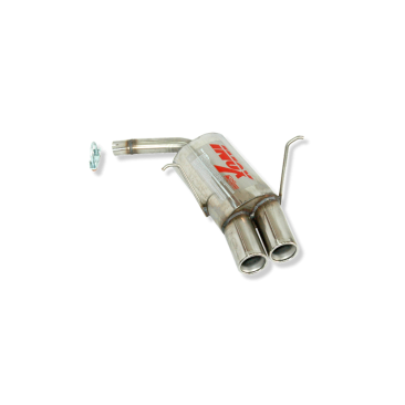 ESCAPE TRASERO INOXIDABLE NO HOMOLOGADO:MINI ONE 2Ø85