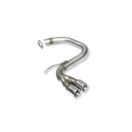 ESCAPE TRASERO INOXIDABLE GRUPO-A USO EXCLUSIVO PARA COMPETICIÓN:VOLKSWAGEN GOLF V / AUDI A3 / SEAT LEON