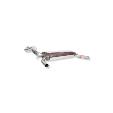 ESCAPE TRASERO INOXIDABLE NO HOMOLOGADO:RENAULT CLIO IV SALIDA ESCONDIDA EN PARAGOLPES