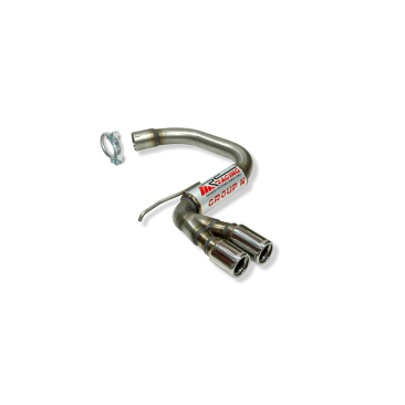 ESCAPE TRASERO INOXIDABLE GRUPO-N USO EXCLUSIVO PARA COMPETICIÓN:VW GOLF V / AUDI A3 / VW SCIROCCO / SEAT LEON 2Ø73