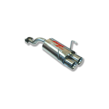 ESCAPE TRASERO INOXIDABLE NO HOMOLOGADO:HONDA CIVIC 2Ø85