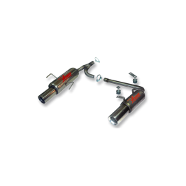 ESCAPE TRASERO INOXIDABLE NO HOMOLOGADO:OPEL ASTRA H 2Ø101 POR CADA LADO