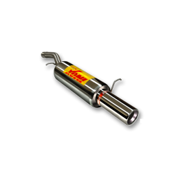 ESCAPE TRASERO INOXIDABLE NO HOMOLOGADO:FORD FIESTA 1Ø85