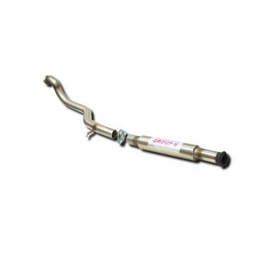 TRAMO INTERMEDIO INOXIDABLE CON SILENCIADOR NO HOMOLOGADO:PEUGEOT 206 RC