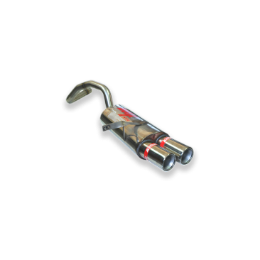 ESCAPE TRASERO INOXIDABLE:RENAULT MEGANE II 2Ø85