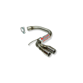 ESCAPE TRASERO INOXIDABLE GRUPO-N USO EXCLUSIVO PARA COMPETICIÓN VOLKSWAGEN GOLF V GTI 2.0 TURBO FSI 05-