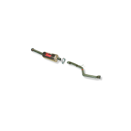 TRAMO INTERMEDIO INOXIDABLE CON SILENCIADOR NO HOMOLOGADO:PEUGEOT 206