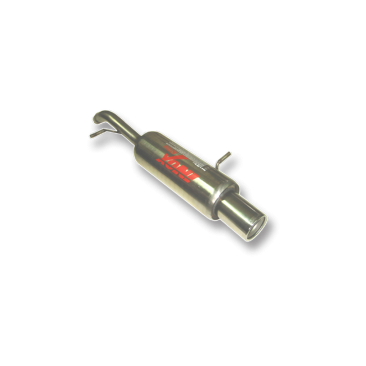 ESCAPE TRASERO INOXIDABLE NO HOMOLOGADO:CITROËN C2 / CITROËN C3 1Ø101