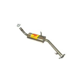TRAMO INTERMEDIO INOXIDABLE CON SILENCIADOR NO HOMOLOGADO:SUZUKI SJ413 / SUZUKI SAMURAI