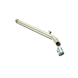TRAMO INTERMEDIO INOXIDABLE SIN SILENCIADOR USO EXCLUSIVO PARA COMPETICIÓN RENAULT TWINGO II 1.5 DCI 04/08-09/14