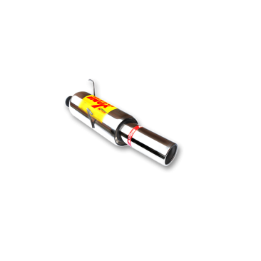 ESCAPE TRASERO INOXIDABLE:PEUGEOT 206 1Ø101