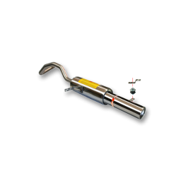 ESCAPE TRASERO INOXIDABLE NO HOMOLOGADO RENAULT MEGANE II 1.6I 16V 10/02-