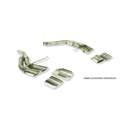 ESCAPE TRASERO INOXIDABLE GRUPO-A USO EXCLUSIVO PARA COMPETICIÓN:PORSCHE MACAN S EMBELLECEDORES ORIGINALES