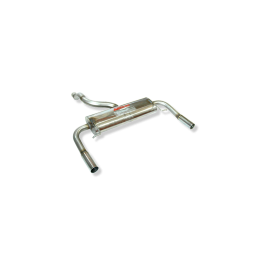 ESCAPE TRASERO INOXIDABLE NO HOMOLOGADO:RENAULT CLIO III SPORT / RENAULT CLIO I 1Ø85 POR CADA LADO