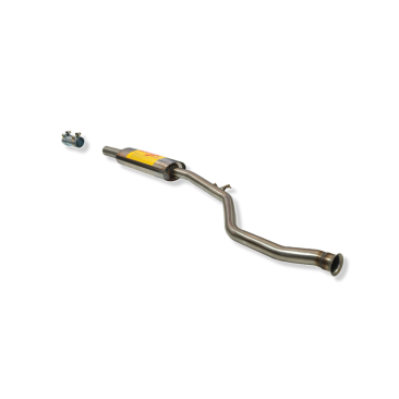 TRAMO INTERMEDIO INOXIDABLE CON SILENCIADOR NO HOMOLOGADO:PEUGEOT 206