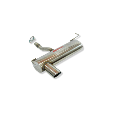 ESCAPE TRASERO INOXIDABLE NO HOMOLOGADO:SEAT LEON 1 OVAL