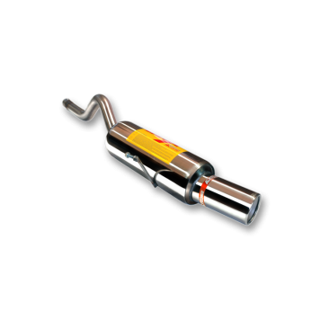 ESCAPE TRASERO INOXIDABLE NO HOMOLOGADO:RENAULT CLIO II / RENAULT  CLIO II 1Ø101