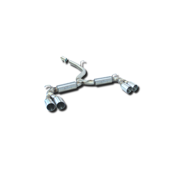 ESCAPE TRASERO INOXIDABLE GRUPO-N USO EXCLUSIVO PARA COMPETICIÓN:V.W GOLF VII/VIII R 2Ø85 POR CADA LADO