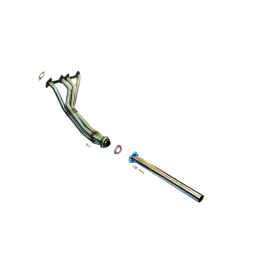 COLECTOR DE ESCAPE DEPORTIVO TUBULAR INOXIDABLE:PEUGEOT 205