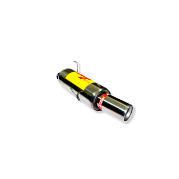 ESCAPE TRASERO INOXIDABLE:PEUGEOT 206 / PEUGEOT 206 CC 1Ø101