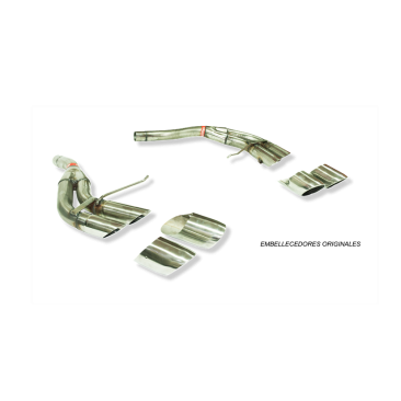 ESCAPE TRASERO INOXIDABLE GRUPO-A USO EXCLUSIVO PARA COMPETICIÓN:PORSCHE MACAN S EMBELLECEDORES ORIGINALES