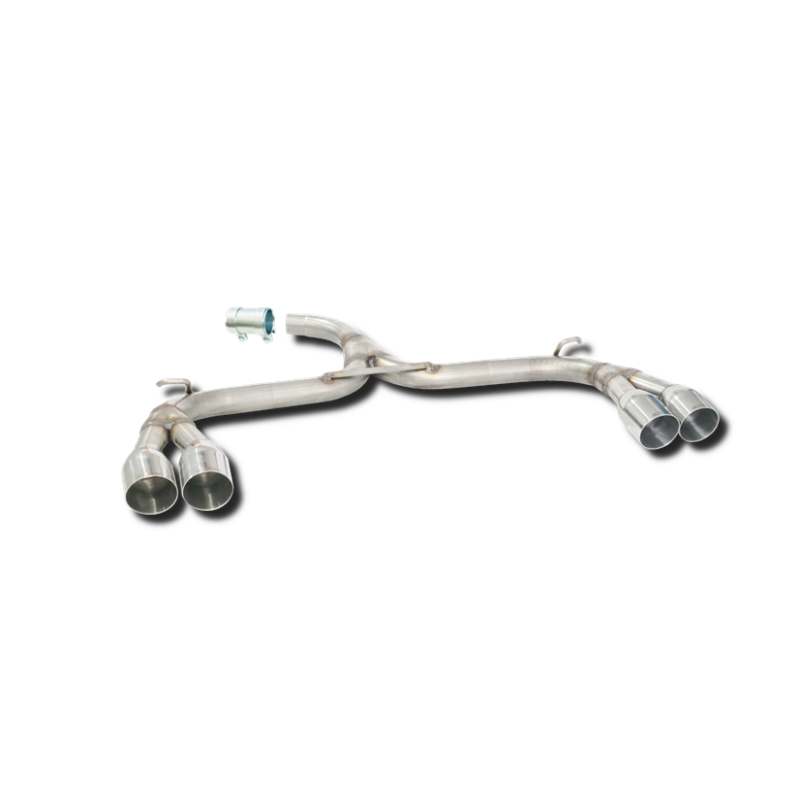 ESCAPE TRASERO INOXIDABLE GRUPO-A USO EXCLUSIVO PARA COMPETICIÓN:CUPRA LEON  2Ø85 POR CADA LADO