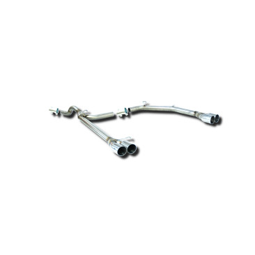 ESCAPE TRASERO INOXIDABLE GRUPO-A USO EXCLUSIVO PARA COMPETICIÓN:CUPRA LEON 1.5 TSI 2Ø85 POR CADA LADO