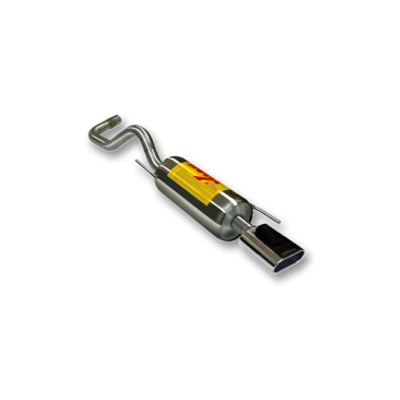 ESCAPE TRASERO INOXIDABLE NO HOMOLOGADO:VOLKSWAGEN POLO 1 OVAL