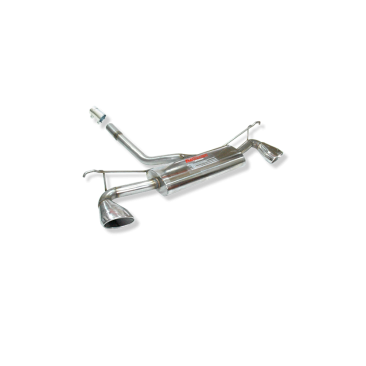 ESCAPE TRASERO INOXIDABLE NO HOMOLOGADO:VOLKSWAGEN TOUAREG 1 OVAL POR CADA LADO