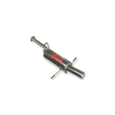 ESCAPE TRASERO INOXIDABLE NO HOMOLOGADO:SUBARU IMPREZA 1Ø90